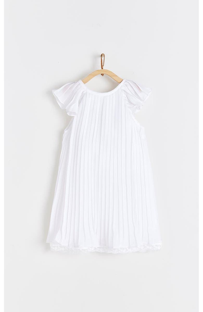 Babycottons Dress Plisado Celebration for Toddler, Main, color, White