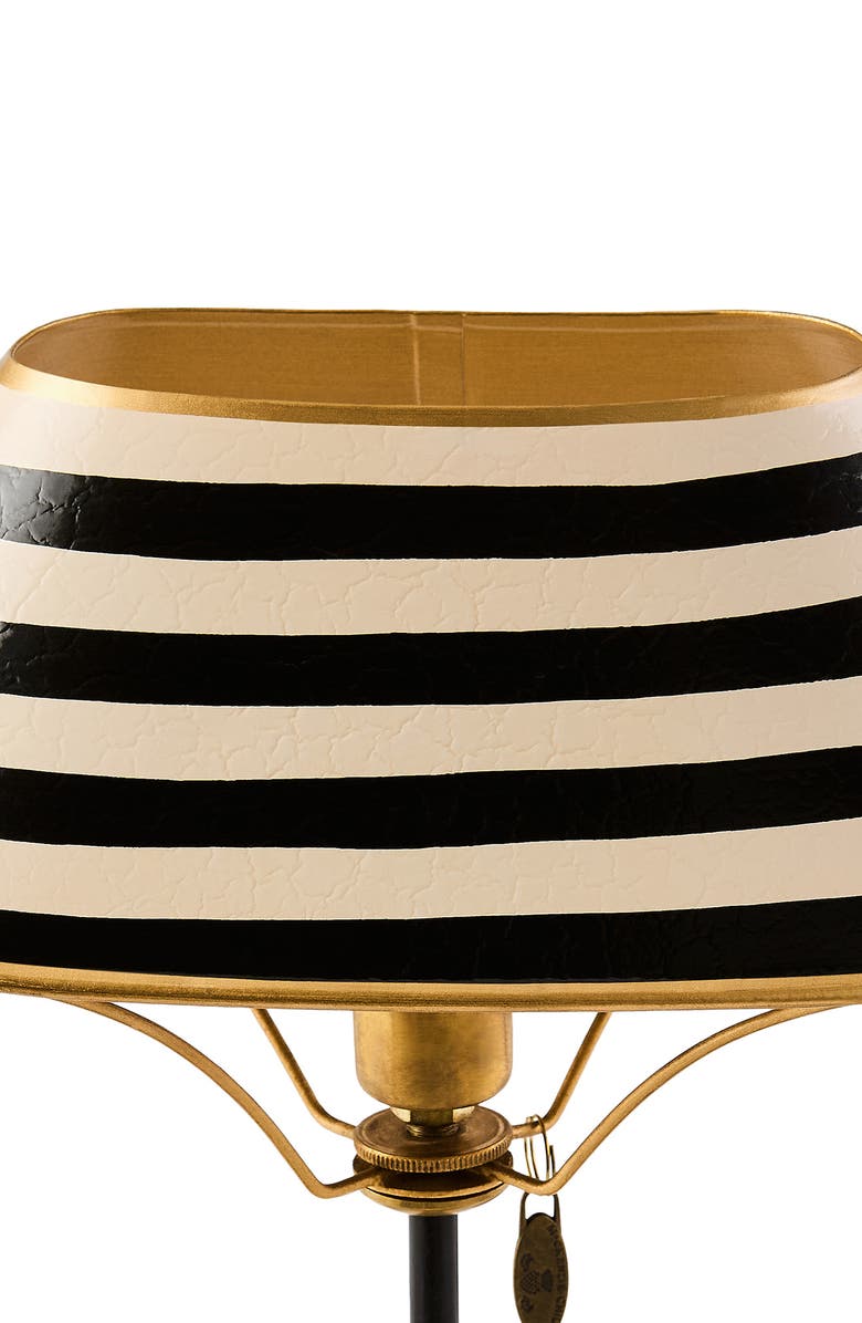 MACKENZIE CHILDS Black & White Library Lamp, Alternate, color, Black