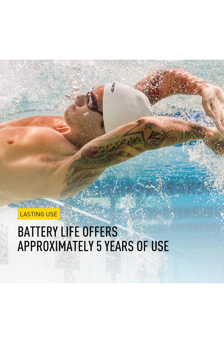 FINIS Waterproof Stopwatch for Swim Training 100 Split Memory Stroke Rate Mode Easy Read Display, Alternate, color, Black