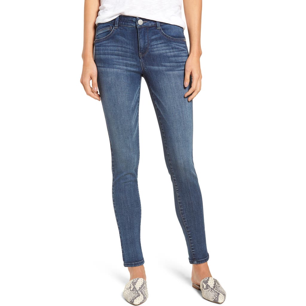 Wit & Wisdom Ab-solution Ankle Skimmer Skinny Jeans Regular & Petite In Blue