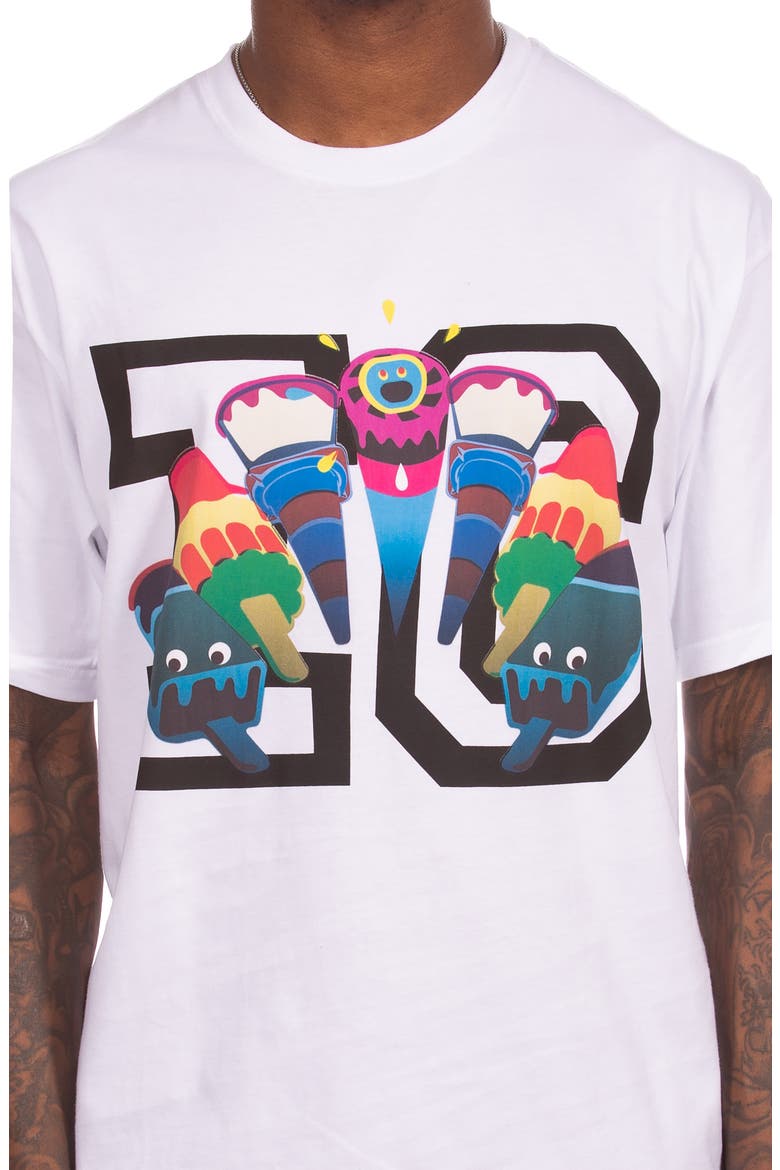 Friends Cotton Graphic T-Shirt, Alternate, color, WHITE