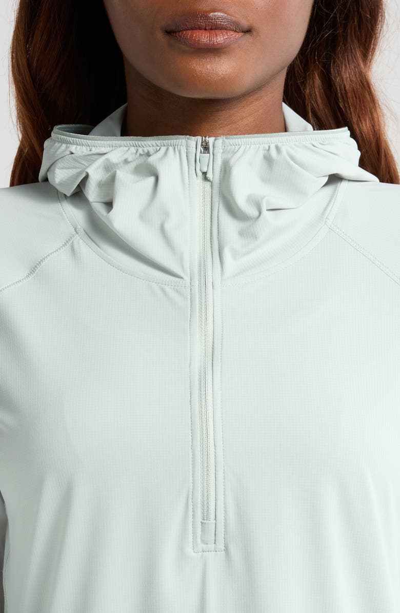 Helly Hansen Shine Solen Sun Half-Zip Hoodie, Alternate, color, 