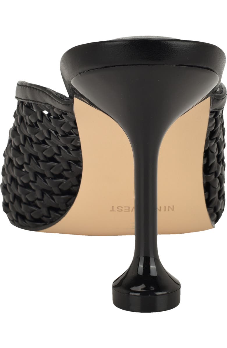 Nine West Grasso Woven Mule, Alternate, color, Black