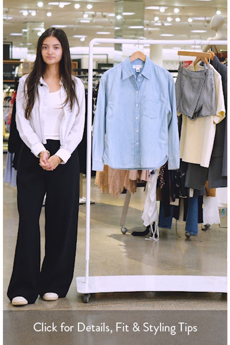 The Easy Denim Button-Up Shirt video