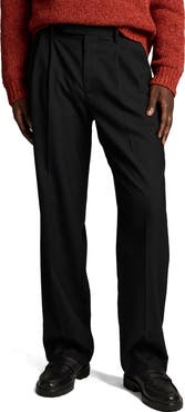 Vince Louie Double Pleated Refined Twill Trousers