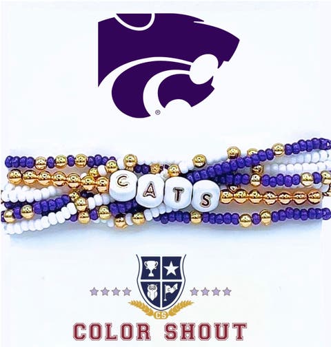 Kansas State Lucky 7 Bracelet Set