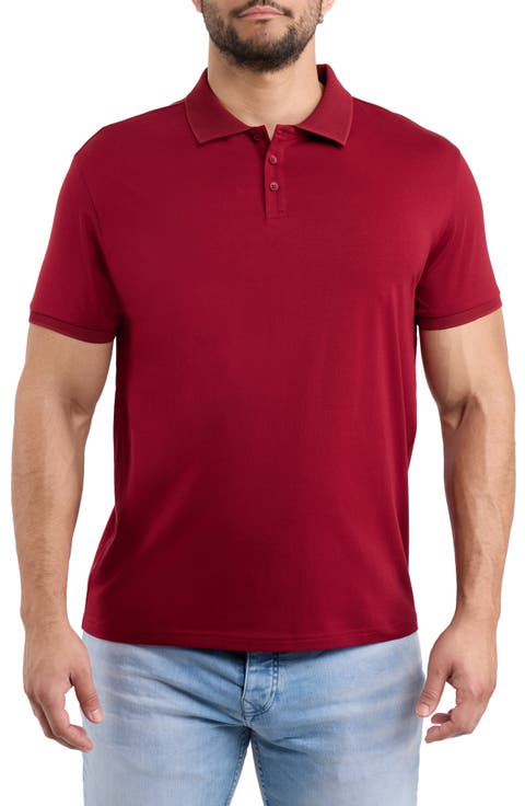 Stretch Cotton Rib Polo