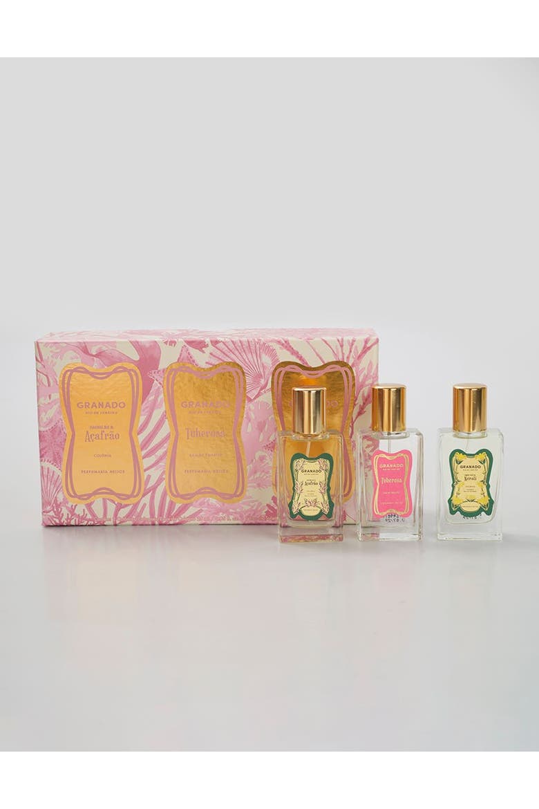 Perfumery Trio - Tuberosa, Limão Taiti & Néroli, Baunilha & Açafrão, Alternate, color, Clear