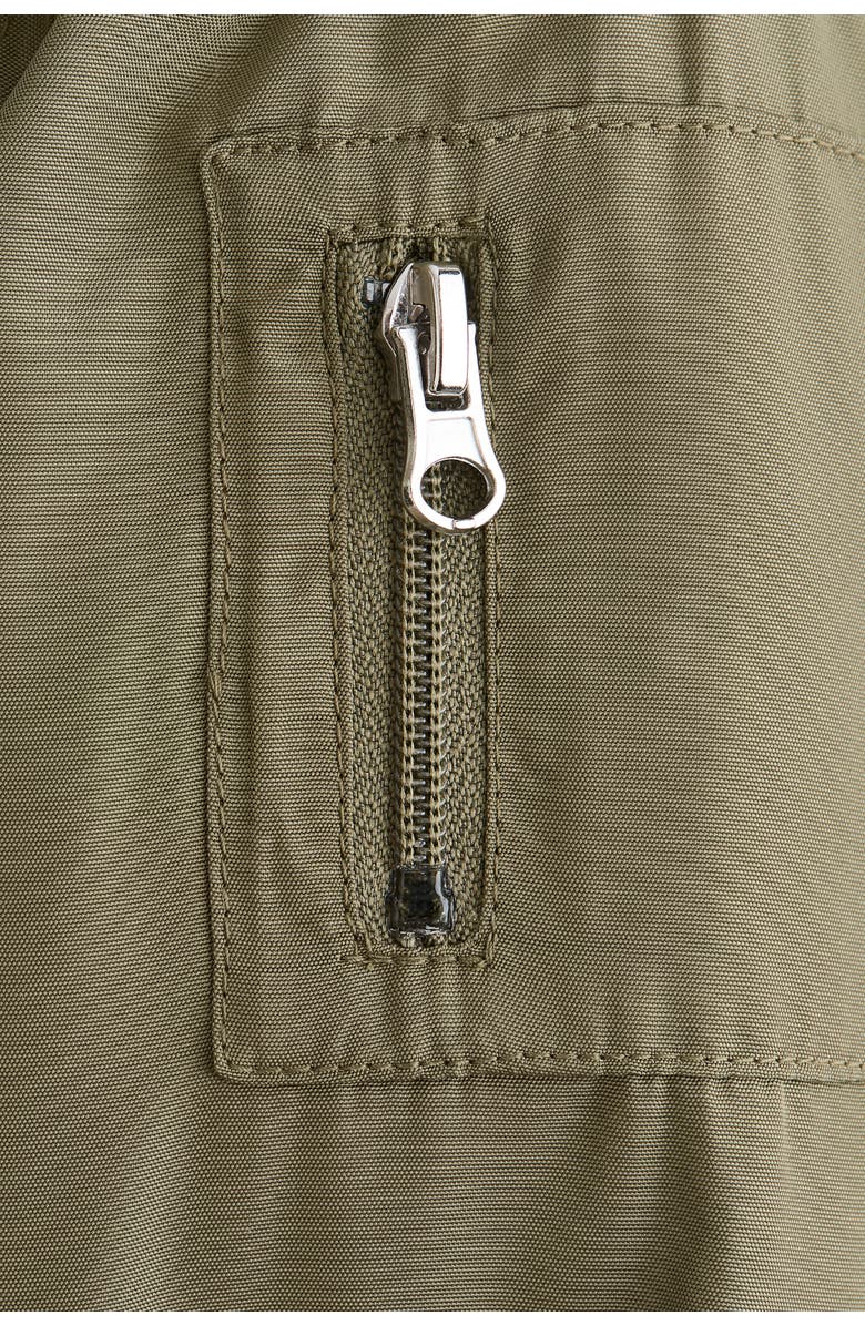 H&M Bomber Jacket, Alternate, color, Khaki Green