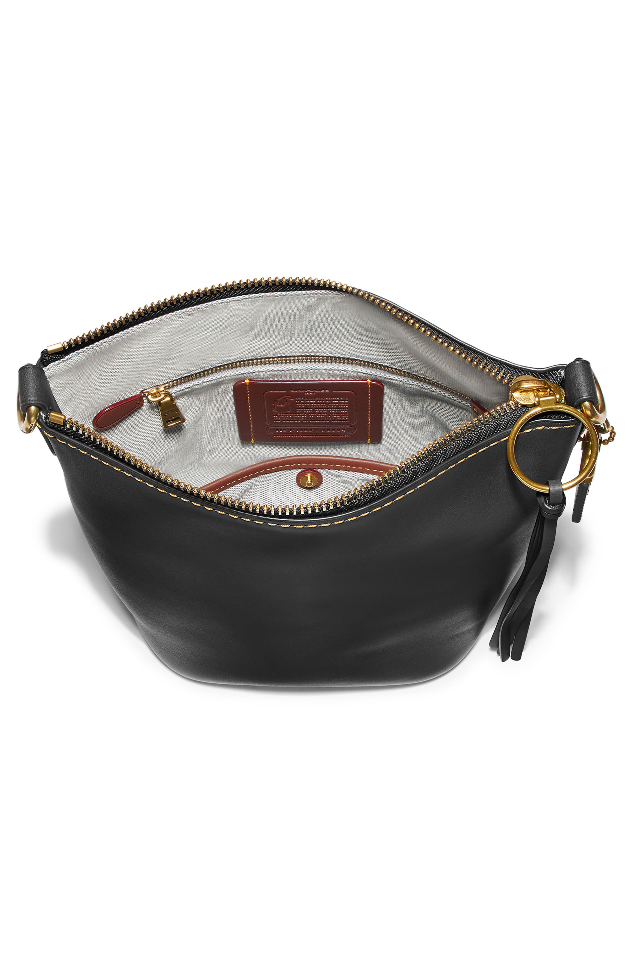 COACH Archival 20 Duffle Leather Shoulder Bag, Alternate, color, 