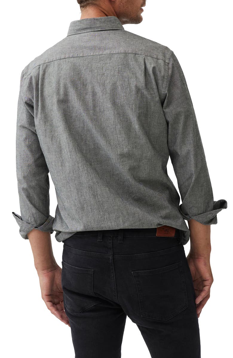 Rodd & Gunn Kirklands Original Fit Cotton Chambray Button-Down Shirt, Alternate, color,