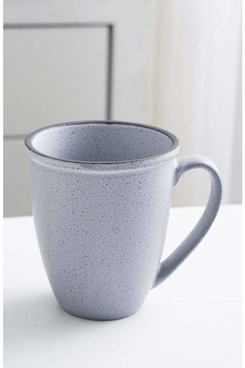 Tina Stoneware 4-Piece Mug Set, Alternate, color, Blue and Gray