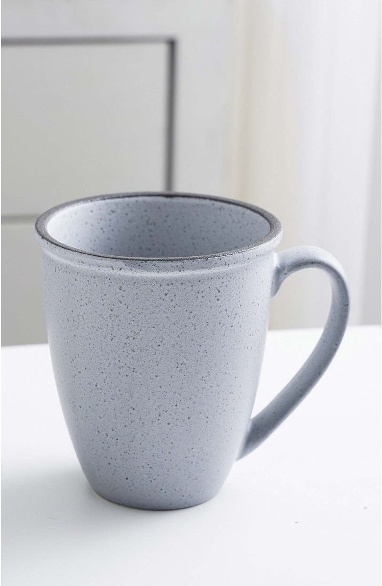 Stone Lain Tina Stoneware 4-Piece Mug Set, Alternate, color, Blue And Gray