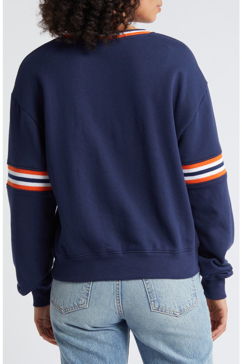 Women's WEAR by Erin Andrews Navy Auburn Tigers Vintage Pullover Sweatshirt, Alternate, color, Navy