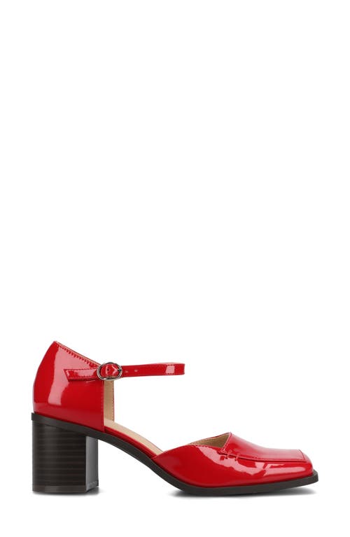 JOURNEE COLLECTION JOURNEE COLLECTION EVANGELINE BLOCK HEEL PUMP