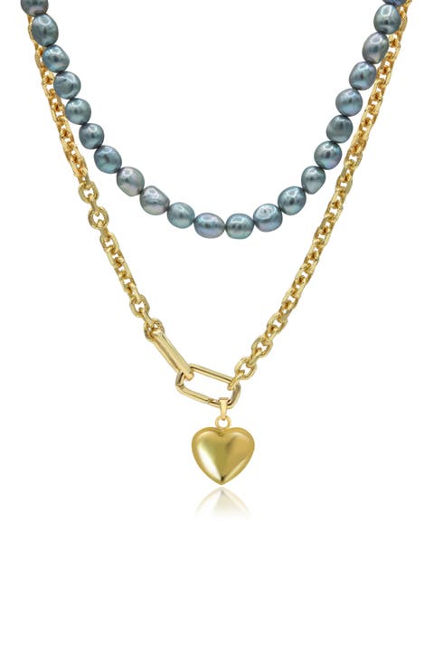 Love in Baroque Pearls Set of 2 Necklaces