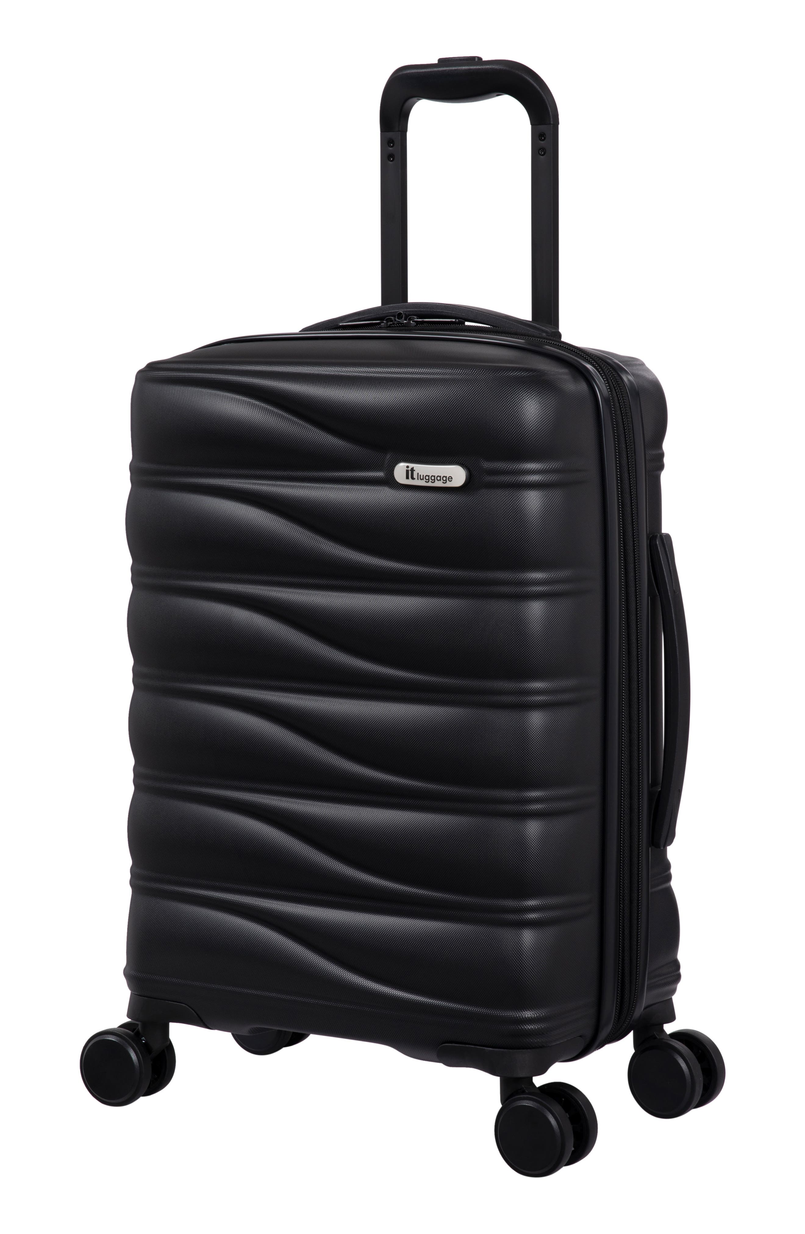 IT LUGGAGE Estuary 21-Inch Hardside Carry-On Luggage, Main, color, Black