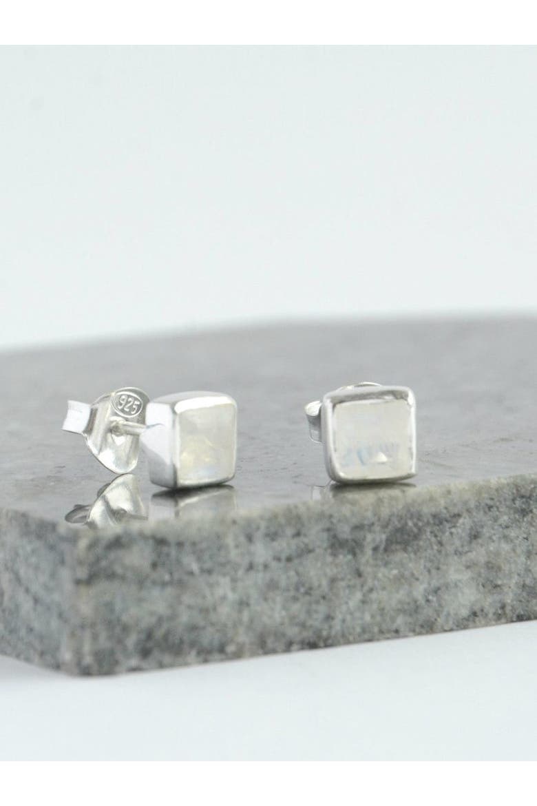 Crystal Waters Studs, Alternate, color, Rose