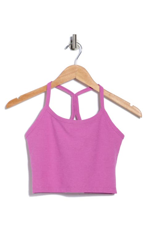 Women's Crop Tops - U Neck Sleeveless Racerback Tank Tops For Sports