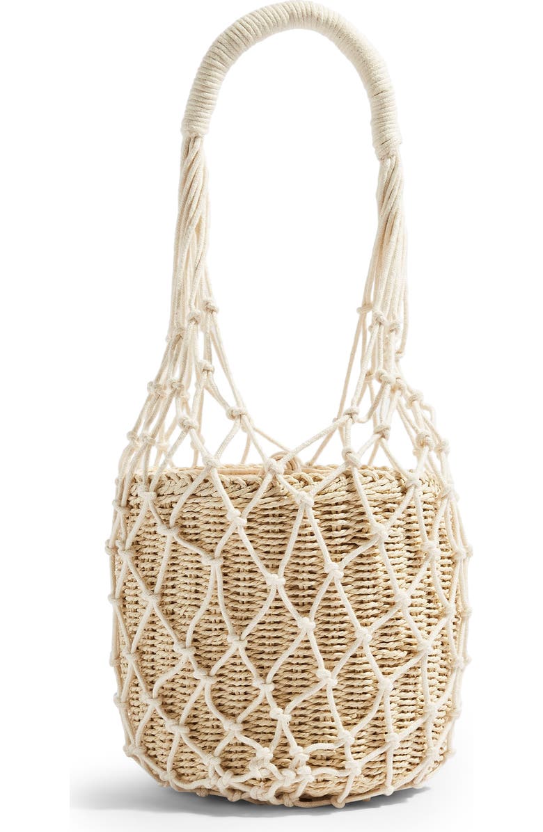 Topshop Siren String Tote Bag, Main, color,