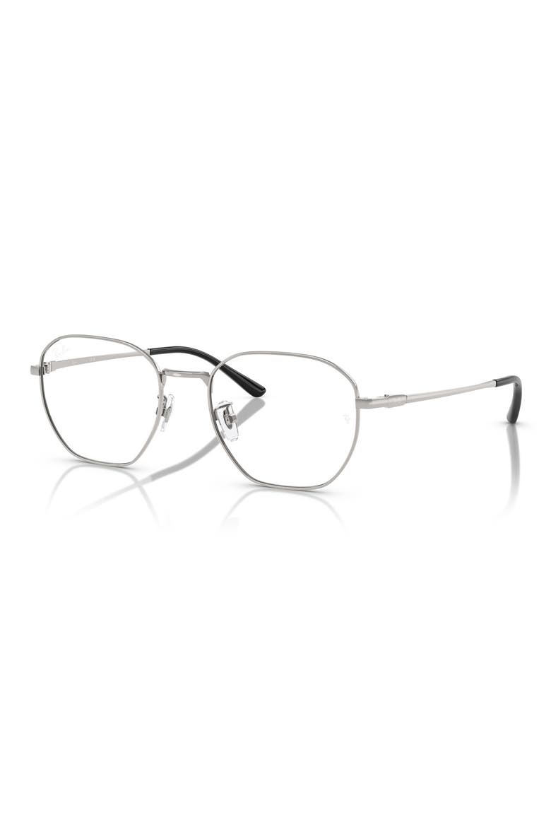53mm Irregular Optical Glasses, Alternate, color, SILVER