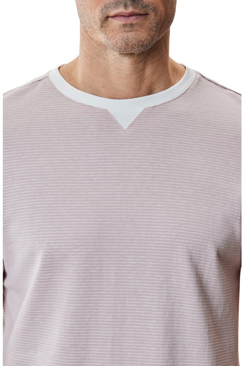 Fitch Feeder Stripe Rib Trim T-Shirt, Alternate, color, CORAL