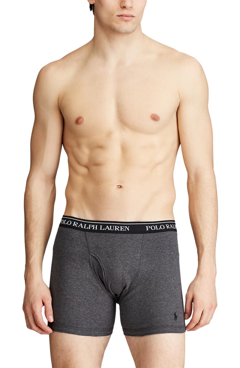 Polo Ralph Lauren Assorted 5-Pack Cotton Boxer Briefs, Alternate, color,