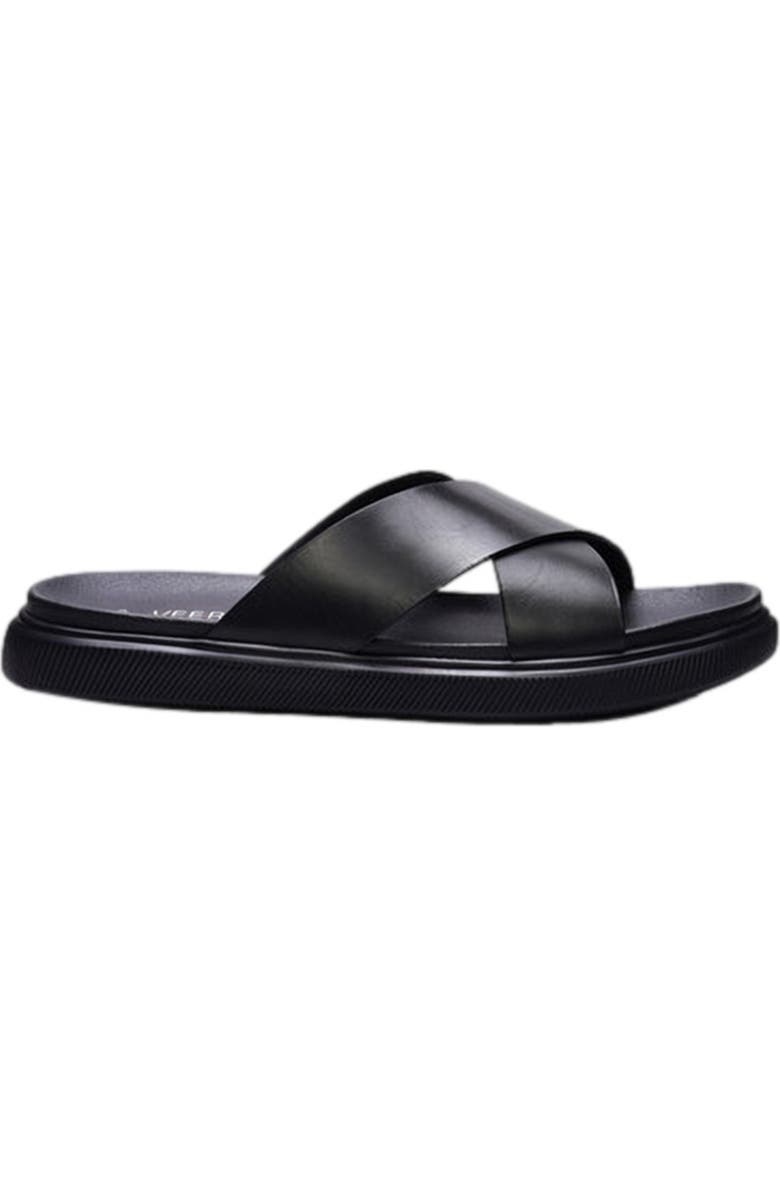 A. Veer Rioza Sandal, Alternate, color, Black Leather