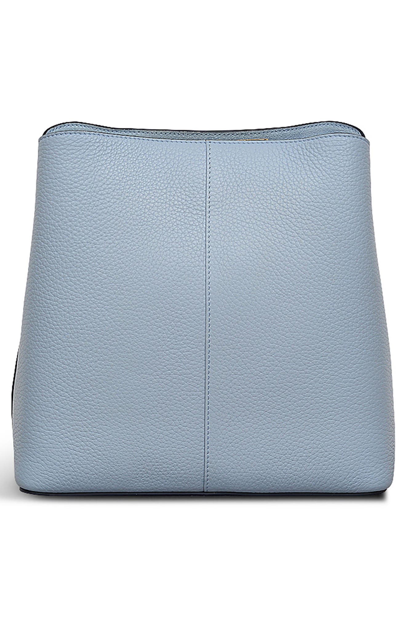 Radley Medium Duke's Place Leather Crossbody Satchel, Alternate, color, Smoke Blue