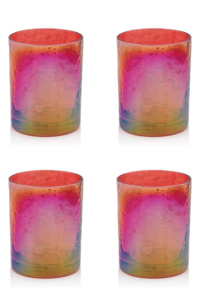Zodax Set of 4 Aperitivo Rock Glasses, Main, color, 
