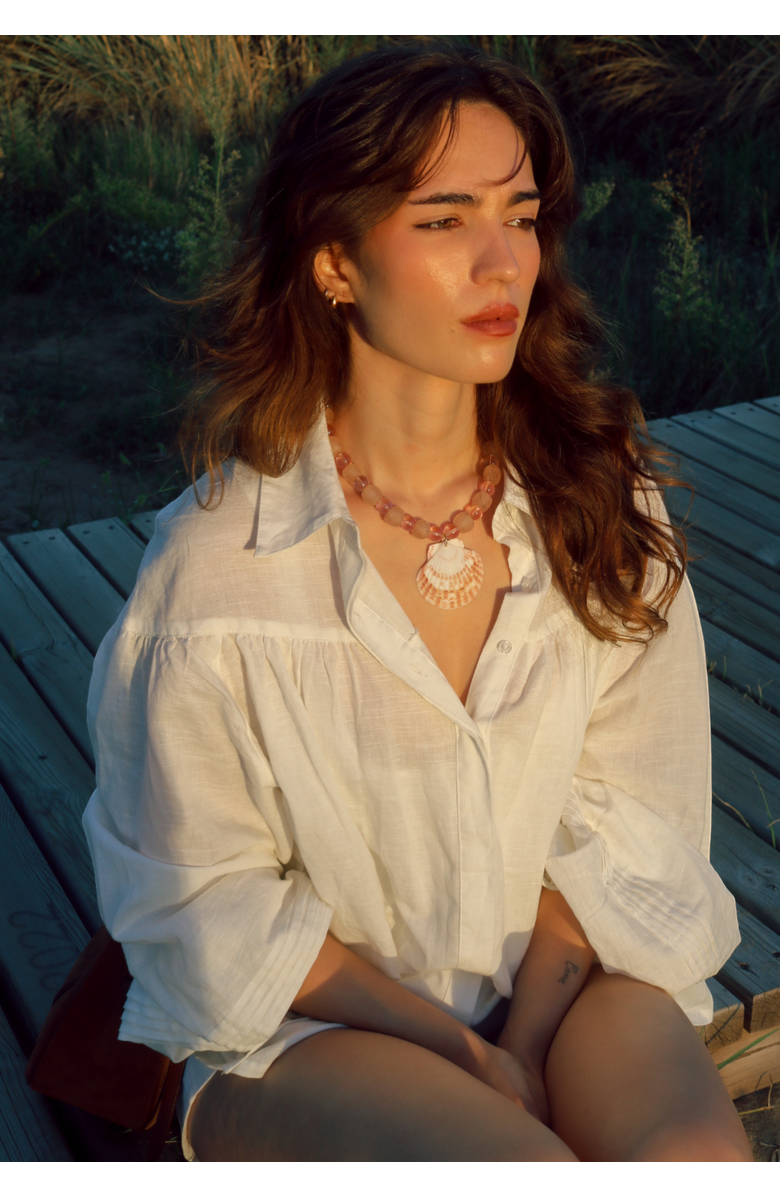 sccollection Blush Necklace, Alternate, color, Pink And White