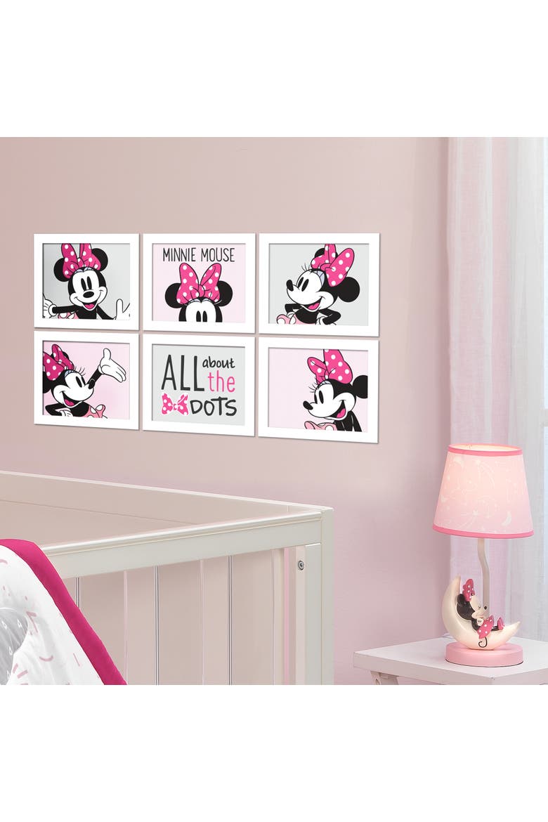 Disney Baby Minnie Mouse Unframed Nursery/Child Wall Art, Alternate, color, Multicolor