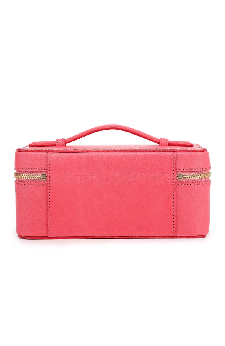 OLD TREND Clivia Genuine Leather Travel Beauty Box, Alternate, color, Pink