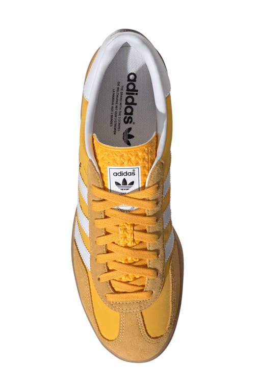 Adidas Originals Adidas Gazelle Indoor Sneaker In Yellow/white/yellow