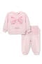 Tulle Bow Sweatshirt & Ruffle Sweatpants Set
