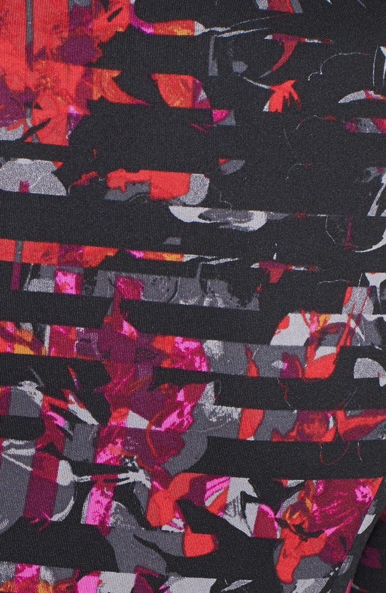 Taylor Dresses Floral Print Scuba Sheath Dress, Alternate, color,