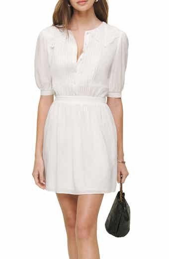 Reformation Kairos Lace Trim Dress