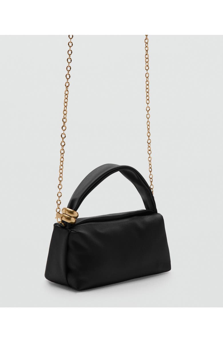 MANGO Satin Top Handle Bag, Alternate, color,