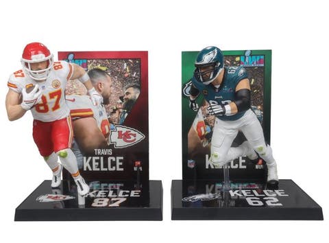 Travis Kelce/Jason Kelce(Chiefs/Eagles) NFL 7" Figure McFarlane 2-Pack