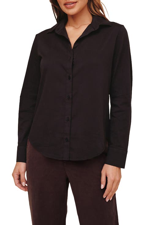 Clean Button Front Shirt