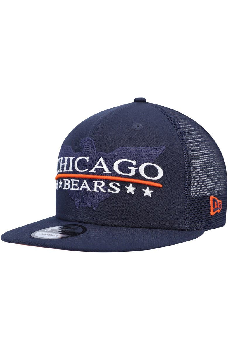 New Era Men's New Era Navy Chicago Bears Totem 9FIFTY Snapback Hat, Alternate, color, 