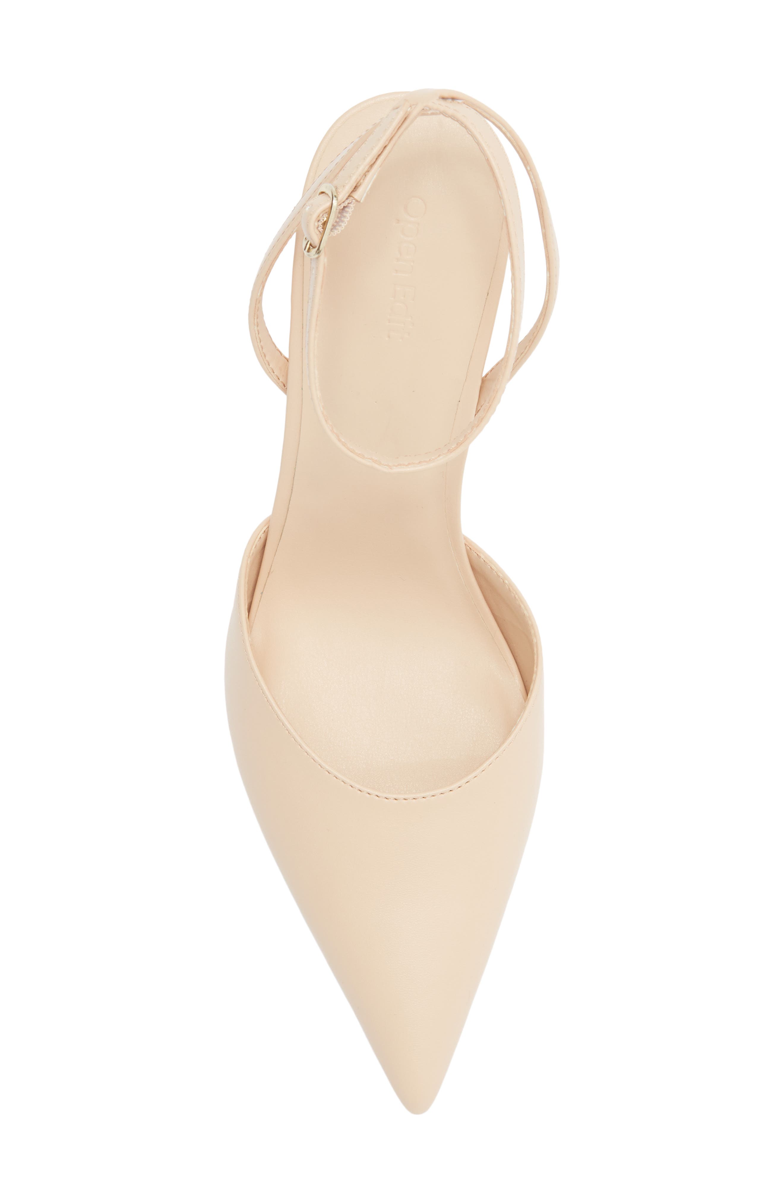 Neesha Ankle Strap Pump, Alternate, color, TAN CREAM
