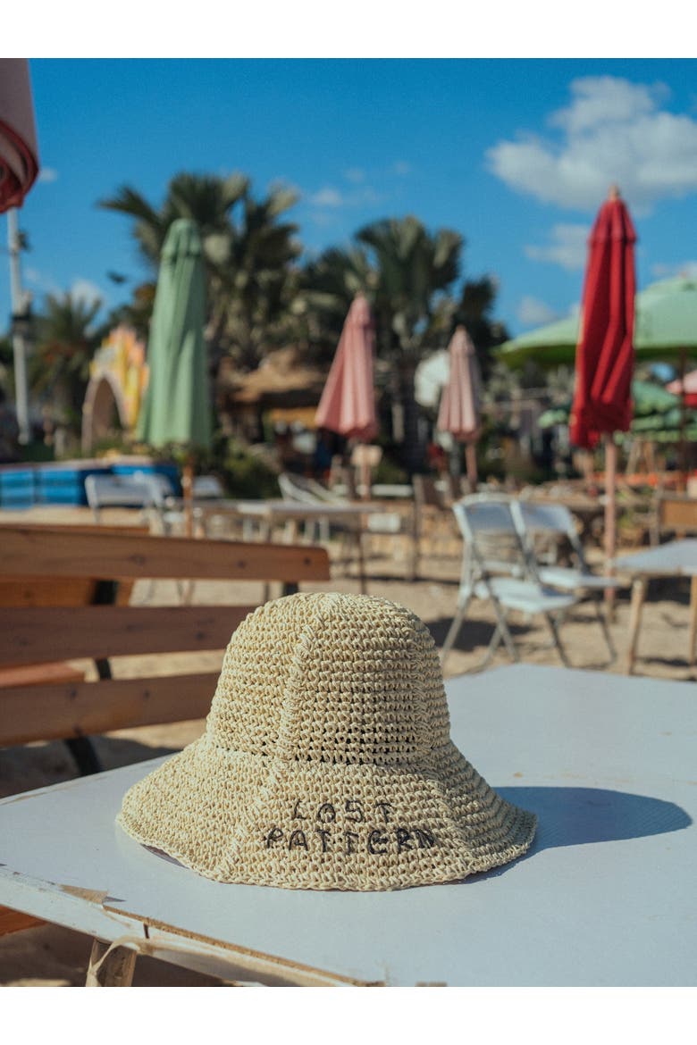 "Wanderlight" Packable Straw Hat, Alternate, color, Khaki