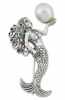 Sterling Silver Mermaid Pendant