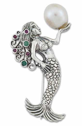 Sterling Silver Mermaid Pendant