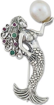 SAMUEL B. Sterling Silver Mermaid Pendant