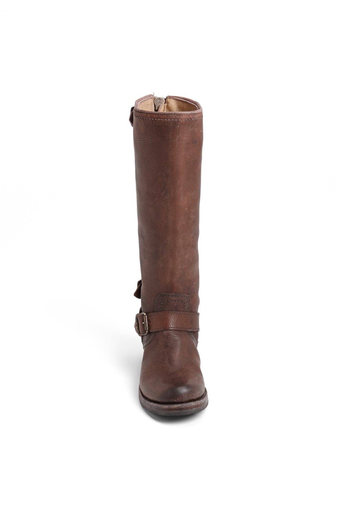 'Veronica Back Zip' Boot, Alternate, color, COGNAC