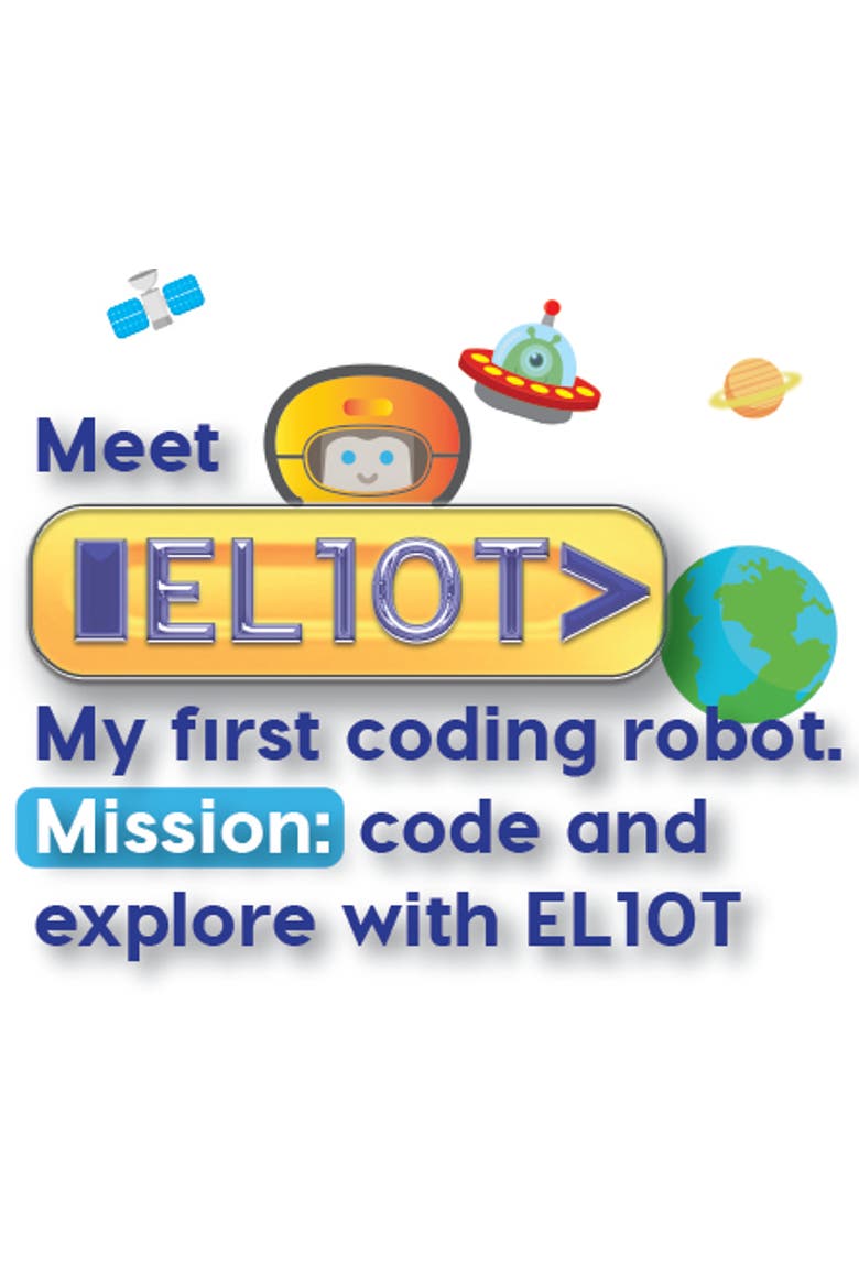 El10t My First Coding Toy Robot, Alternate, color, Multicolored