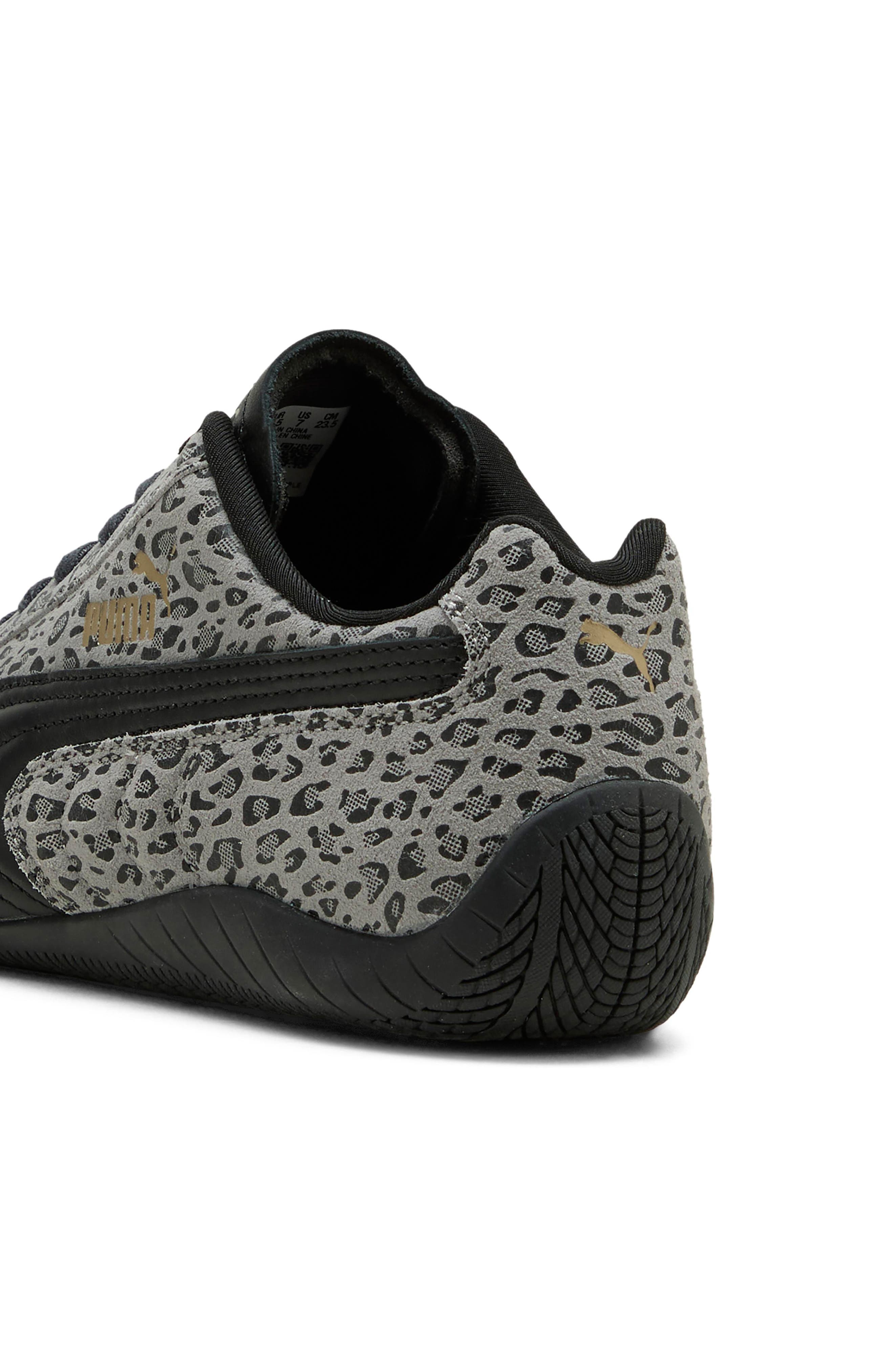 Speedcat Cat Leather Sneaker, Alternate, color, GRAY ECHO/ PUMA BLACK