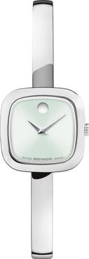 Movado Museum Cushion Bangle Watch, 21.50mm x 7.1mm